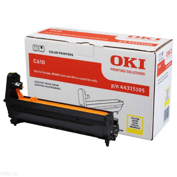 Картридж-фотобарабан OKI 44315105 для C610 желтый в наличие