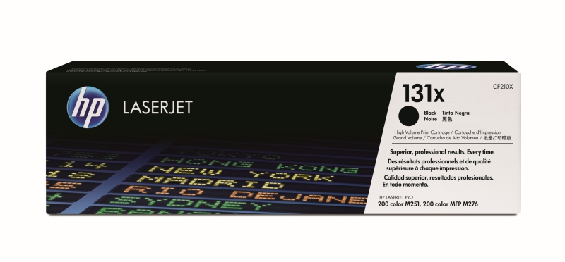 Тонер-картридж HP 131X (CF210X) черный